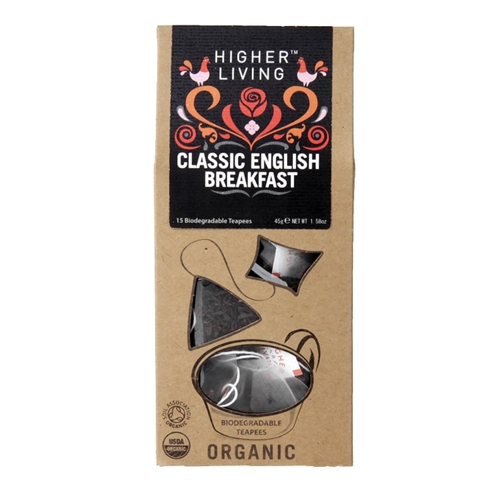 Higher Living English Breakfast 15 Tea Bags-1