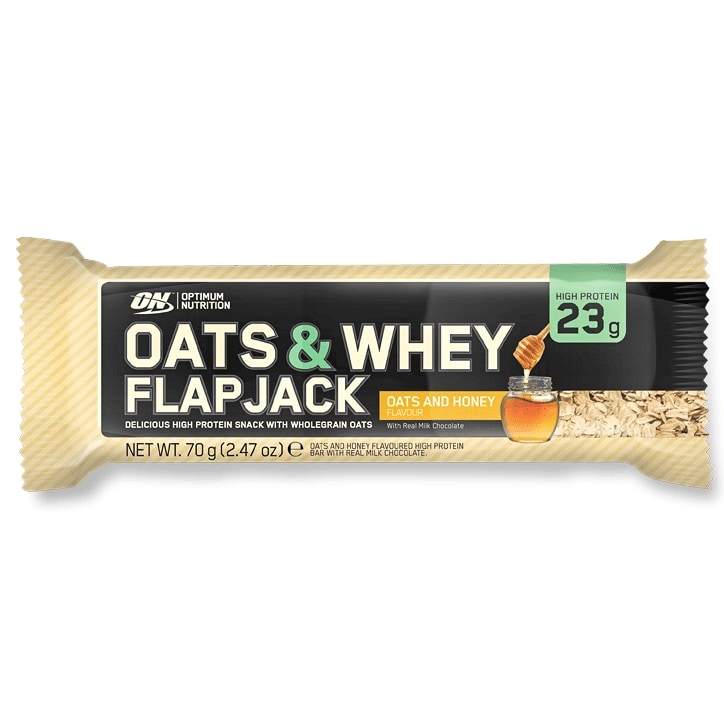 Optimum Nutrition Oats & Whey FlapJack Oats & Honey 70g Bar image 1