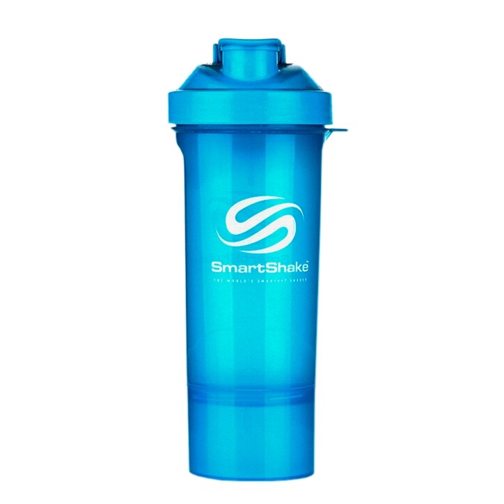 SmartShake Slim Neon Blue 500ml image 1