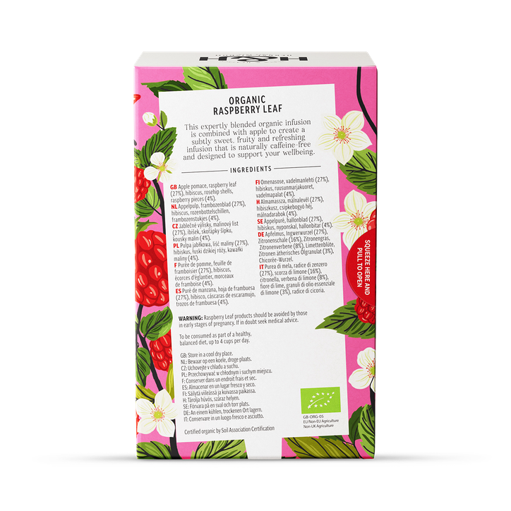 Heath & Heather Organic Raspberry Leaf 20 Tea Bags image 2
