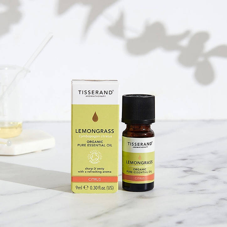 Tisserand Lemongrass Organic Pure Essential Oil 9ml-2