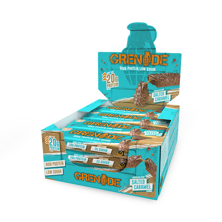 Grenade Choc Chip Salted Caramel Protein Bar 12 x 60g image 1