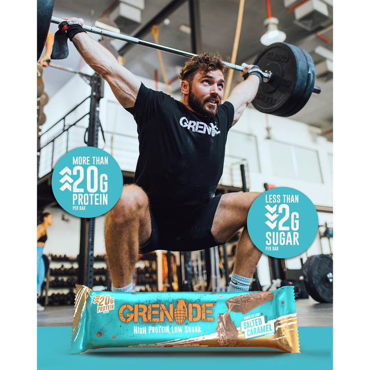 Grenade Choc Chip Salted Caramel Protein Bar 12 x 60g image 7