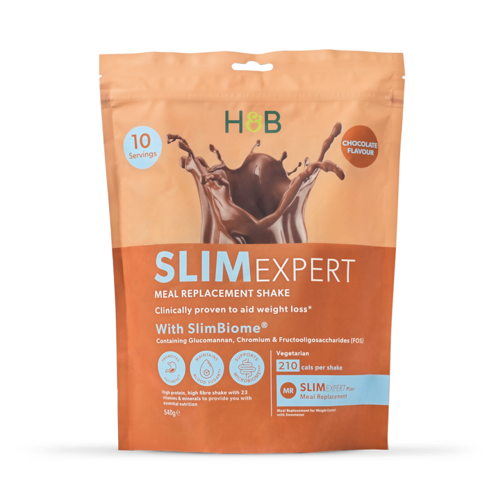 Holland & Barrett SlimExpert Meal Replacement Shake Chocolate Flavour 540g image 1