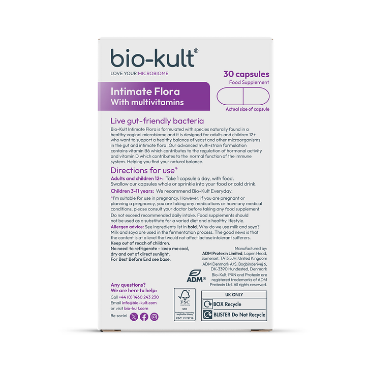 Bio-Kult Candéa Advanced Multi-Action Gut & Intimate Flora 60 Capsules image 2