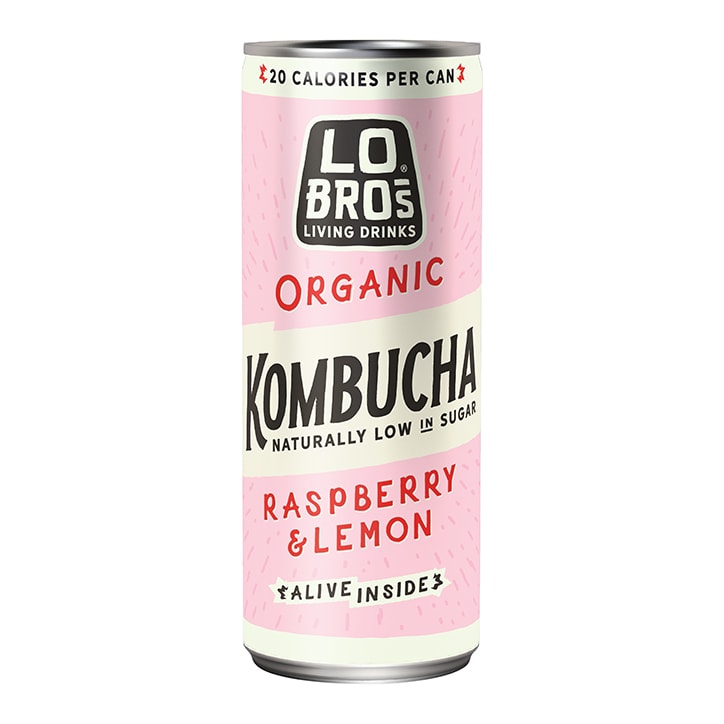 Lo Bros Raspberry Lemonade Kombucha 250ml