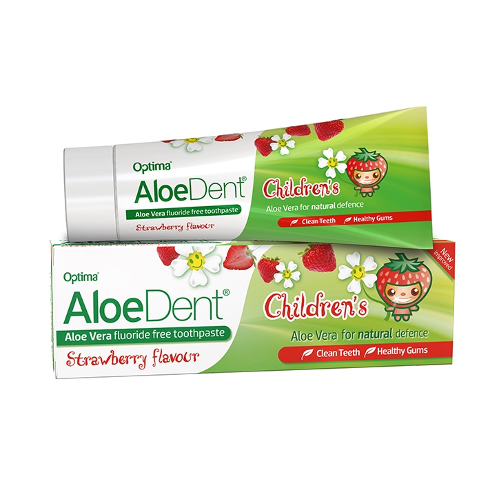 Aloe Dent Children's Kindertandpasta Strawberry (50ml)-1