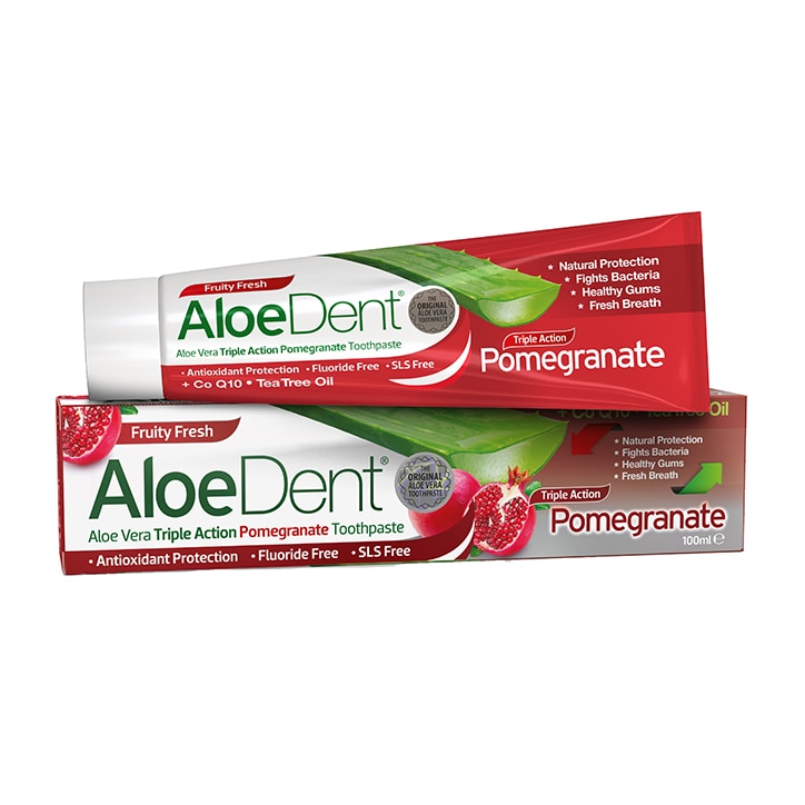 Aloe Dent Tandpasta Triple Action Pomegranate (100ml)-1