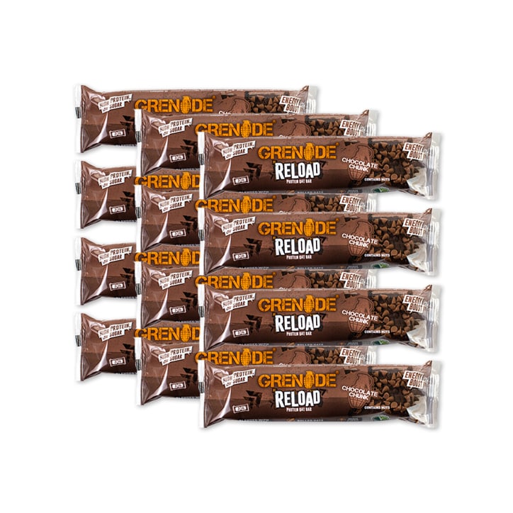 Grenade Reload Protein Oat Bar Chocolate Chunk 12 x 70g