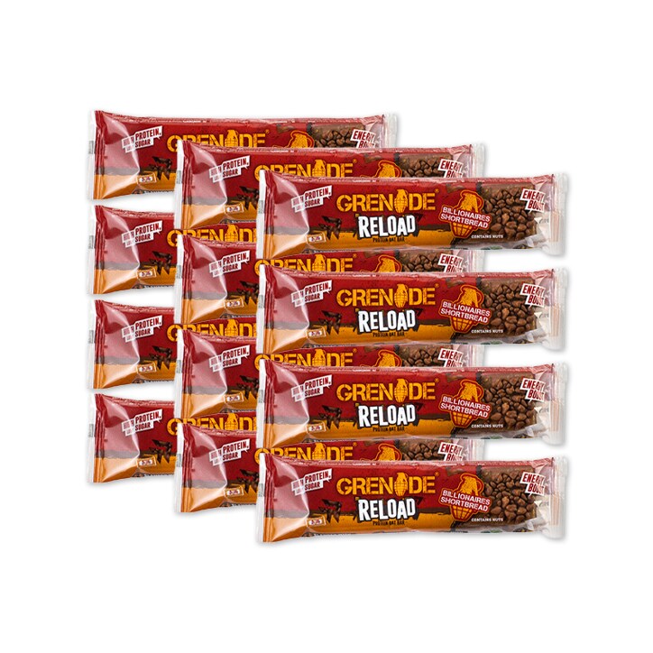 Grenade Reload Protein Oat Bar Billionaires Shortbread 12 x 70g image 1