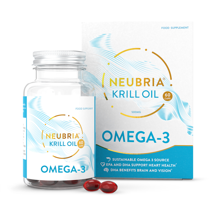 Neubria Krill Oil Omega - 3 60 Capsules image 2