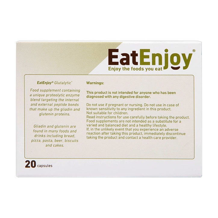 EatEnjoy Glutalytic 20 Capsules image 2