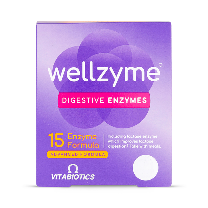 Vitabiotics Wellzyme 15 Enzyme Formula 60 Capsules image 1