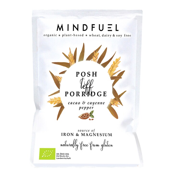 Mindfuel Posh Teff Porridge - Cacao 50g