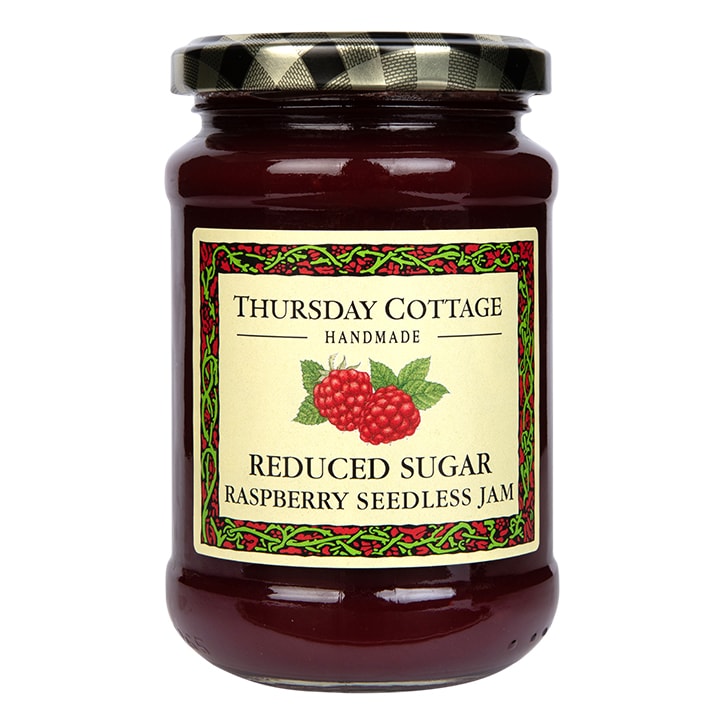 Thursday Cottage Reduced Sugar Raspberry Seedless Jam 315g image 1
