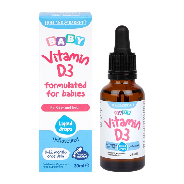 Holland Barrett Baby Vitamin D3 Drops