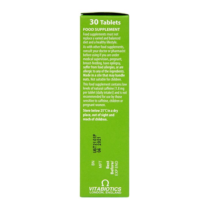 Vitabiotics Ultra Green Tea 30 Tablets image 3