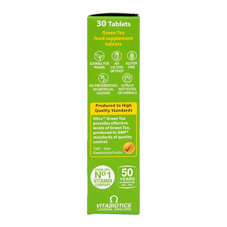 Vitabiotics Ultra Green Tea 30 Tablets image 4