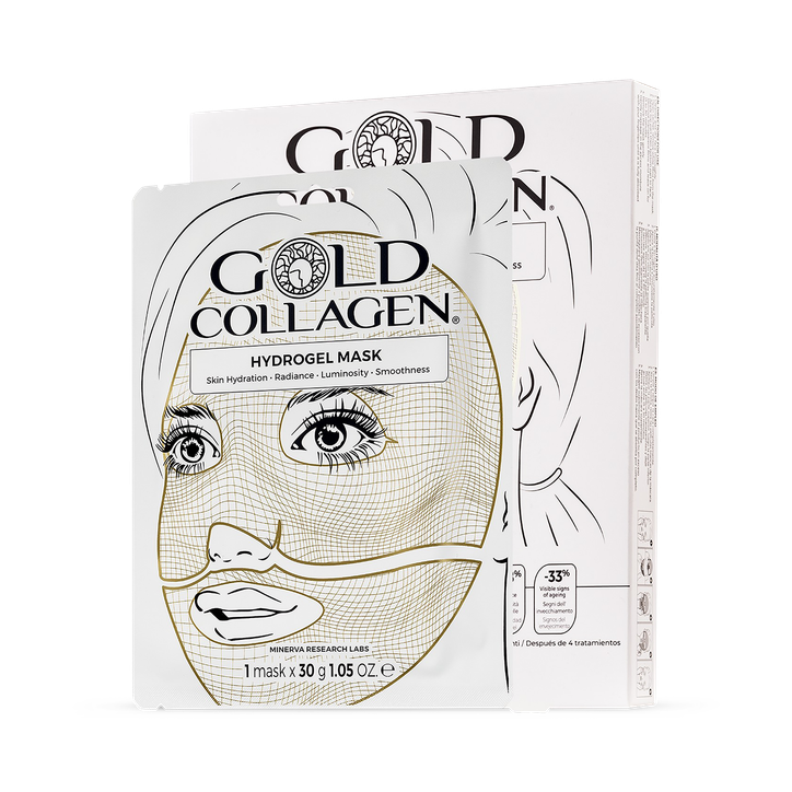 Gold Collagen Hydrogel Mask Set (4 sachets) 4Sachet