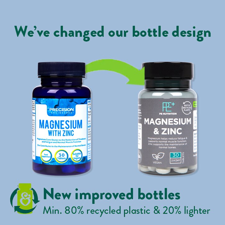 PE Nutrition Magnesium with Zinc 30 Tablets image 2