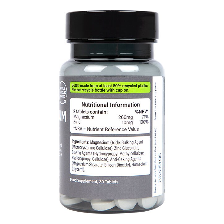 PE Nutrition Magnesium with Zinc 30 Tablets image 4