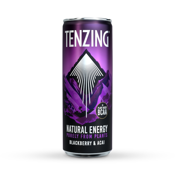 Tenzing Natural Energy Drink Blackberry & Acai 330ml image 1