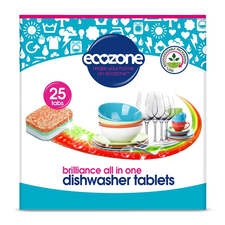Ecozone Dishwasher Tablets - All In One 25s-1