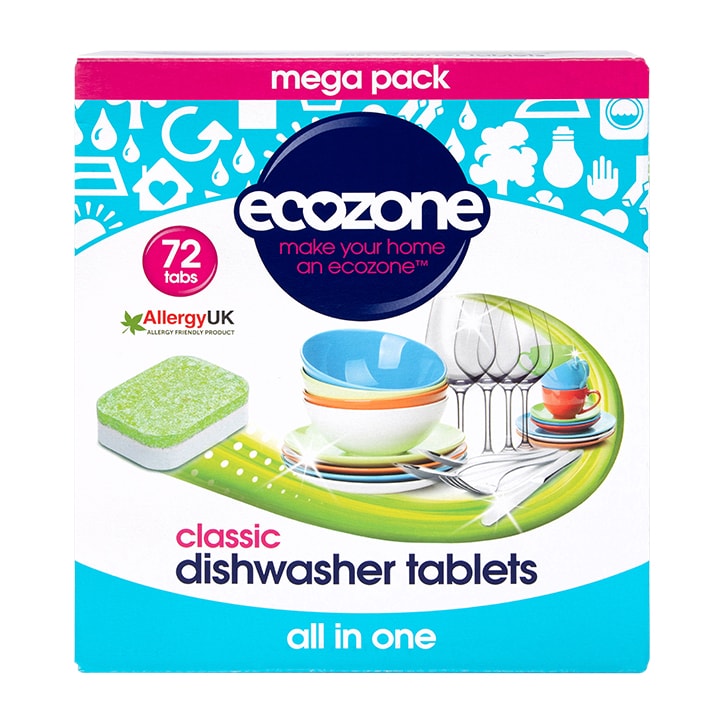 Ecozone Dishwasher Tablets - All In One 72s