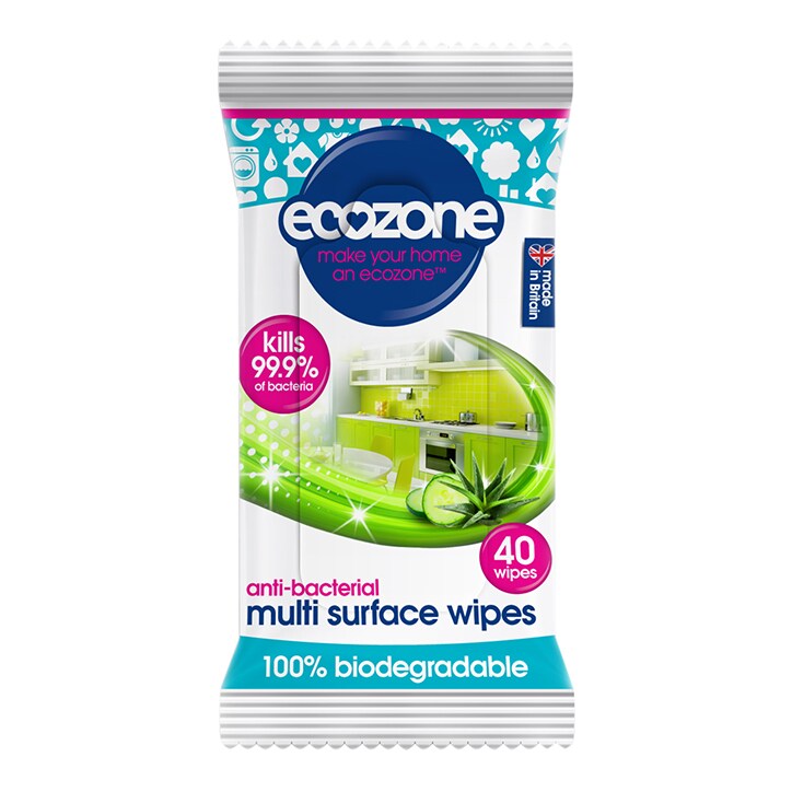 Ecozone Antibacterial Multi Surface Wipes 240g