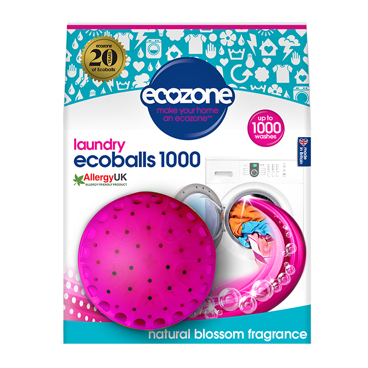 Ecozone Ecoball 1000 Wash - Natural Blossom Single
