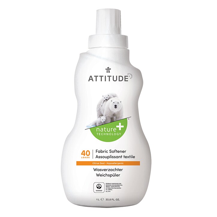Attitude Fabric Softener - Citrus Zest (40 Wash) 1Ltr-1