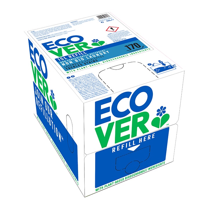 Ecover Laundry Liquid - Non Bio Refill 15Ltr-1
