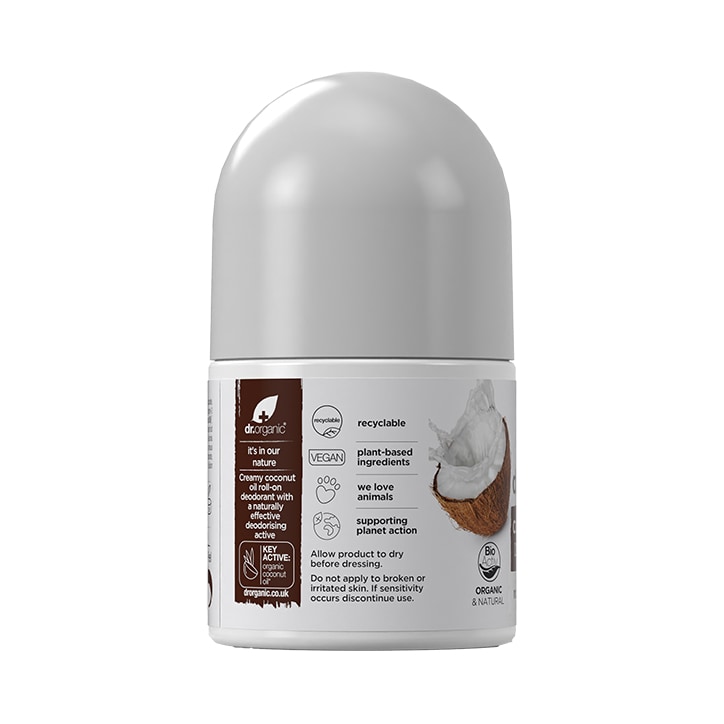 Dr Organic Virgin Coconut Oil Deodorant 50ml-2