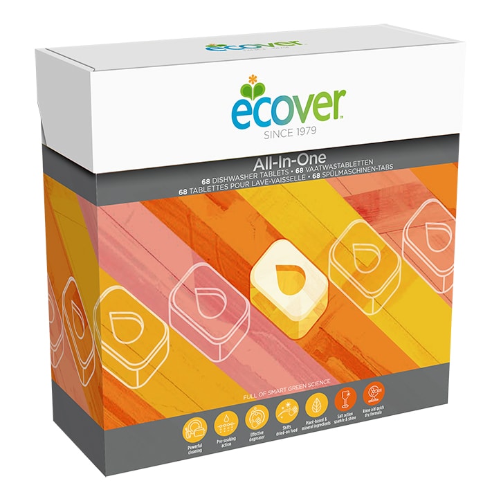 Ecover Dishwasher Tablets - All In One 68s