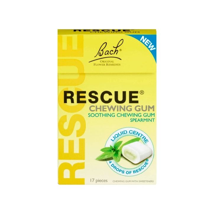 Nelsons Bach Rescue Remedy Spearmint Chewing Gum 43g-1