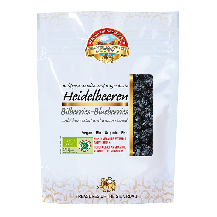 Pearls Of Samarkand Organic Wild Blueberries (Bilberries) 100g
