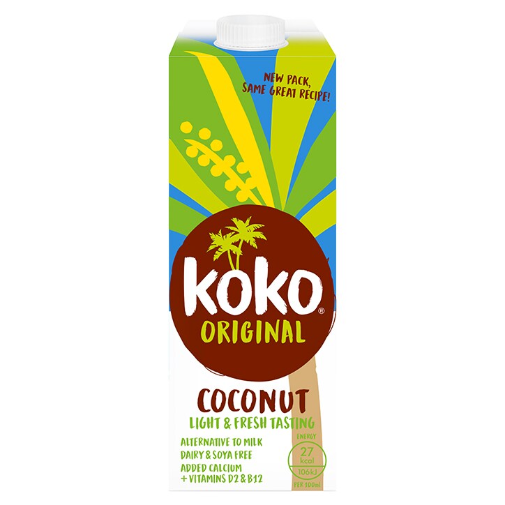 Koko Dairy Free Original Coconut Milk + Calcium 1Ltr