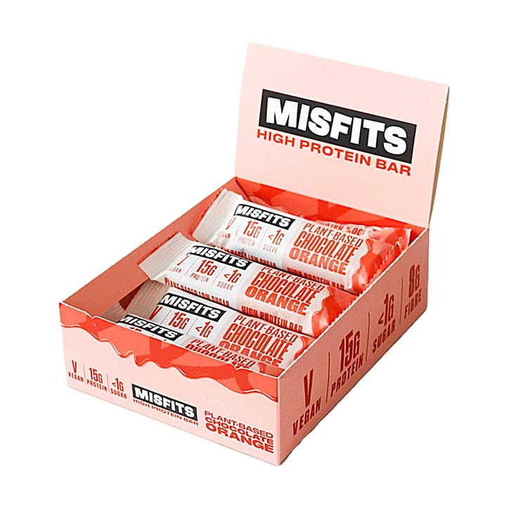 Misfits Chocolate Orange Vegan Protein Bar 12 x 45g
