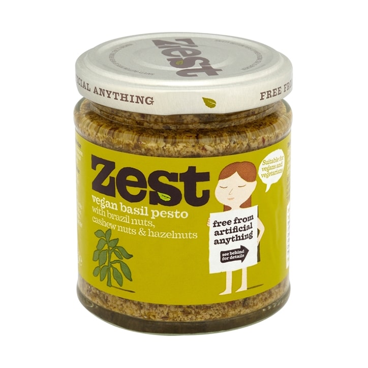 Zest Basil Pesto Suitable For Vegans 165g