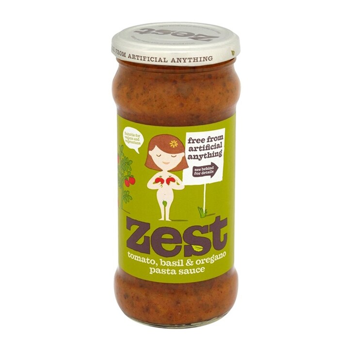Zest Tomato Basil & Oregano Pasta Sauce 340g