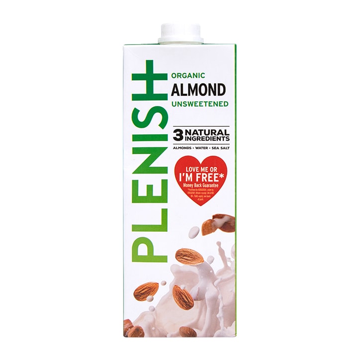 Plenish Organic Unsweetened 7% Almond M*lk 1Ltr image 1