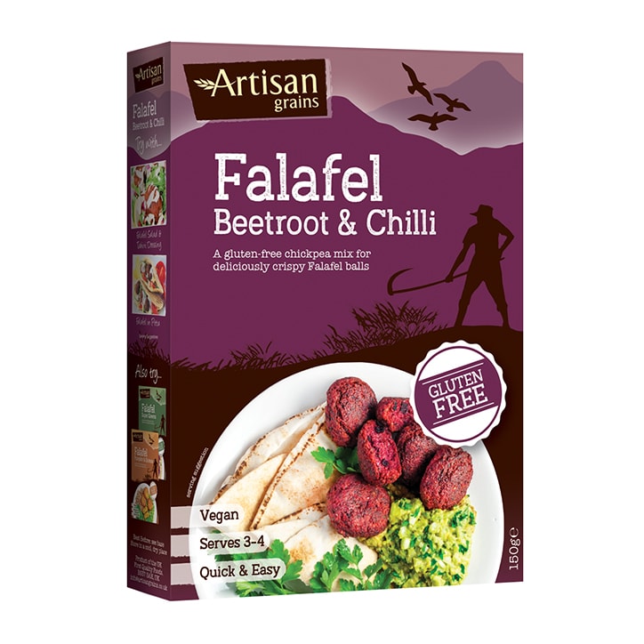 Artisan Grains Beetroot & Chilli Falafel 150g