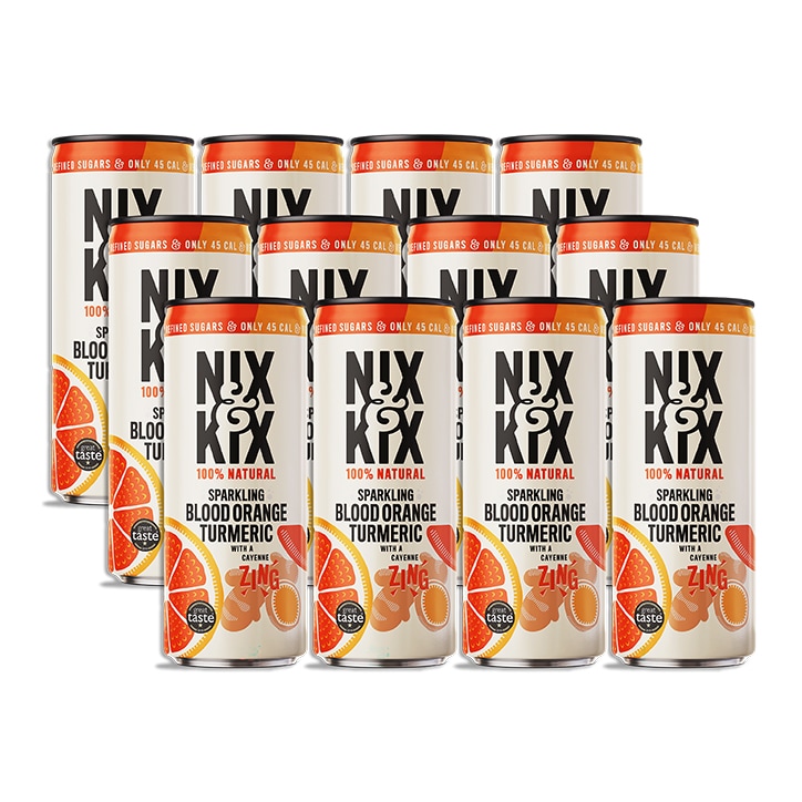 Nix & Kix Blood Orange & Turmeric 12 x 250ml image 1