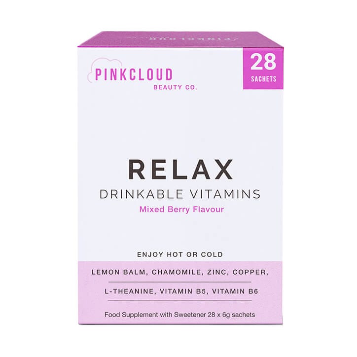 Pink Cloud Relax Drinkable Vitamins Mixed Berry Flavour 28 Sachets-1