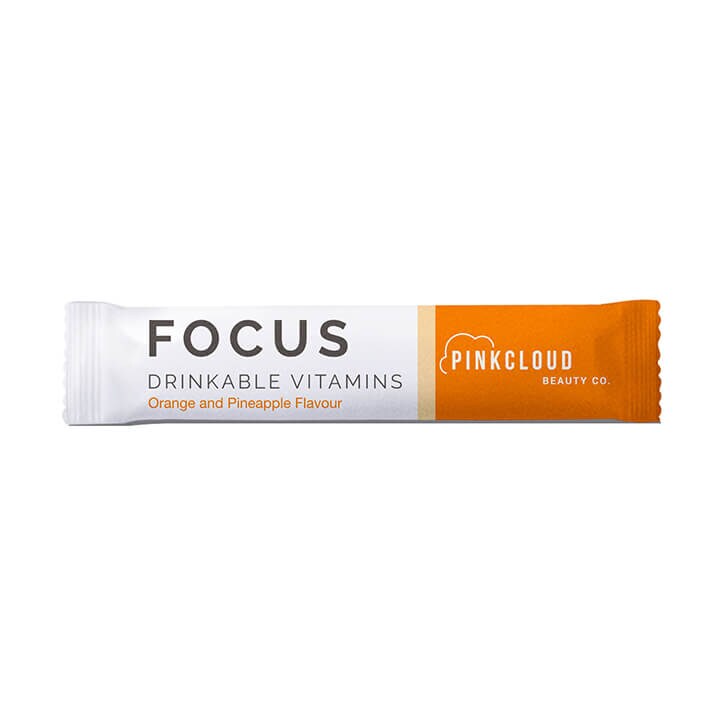 Pink Cloud Focus Drinkable Vitamins Orange & Pineapple 7 Sachets image 3