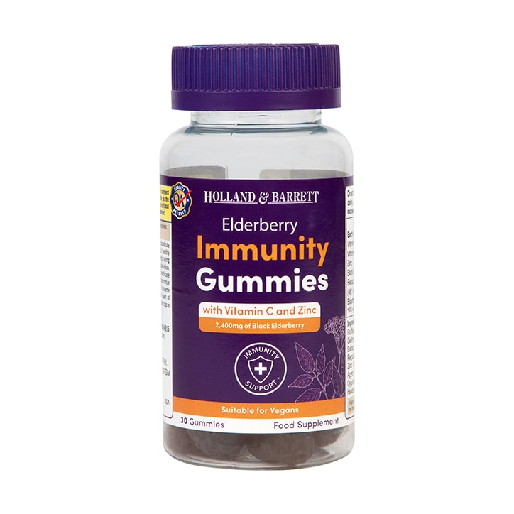 Holland & Barrett Elderberry Immunity 30 Gummies