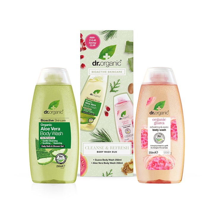 Dr Organic Body Wash Duo image 1