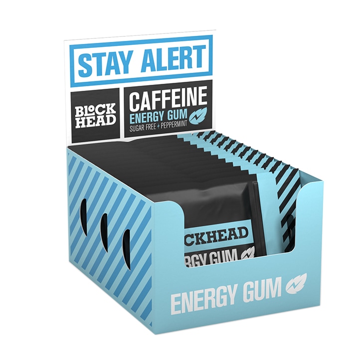 Blockhead Energy Gum Peppermint 10 x 10 Pieces