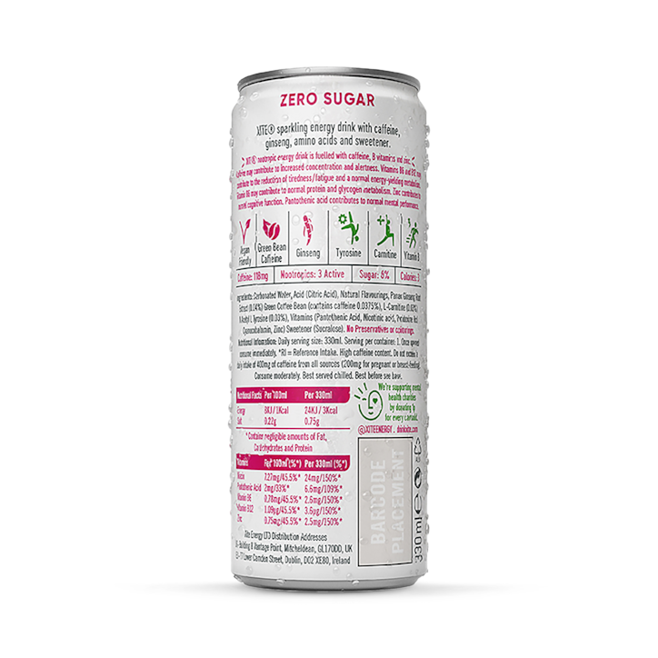 XITE Energy Raspberry & Watermelon 330ml image 2