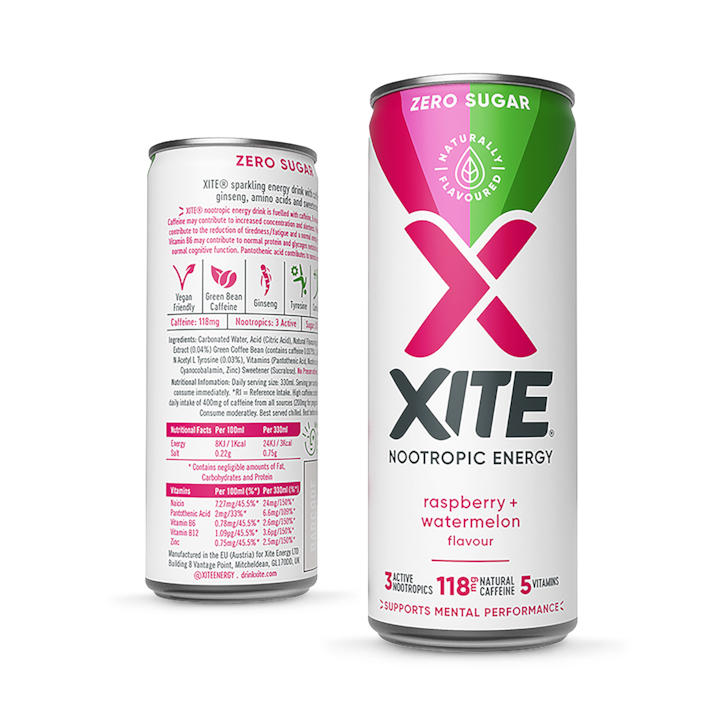 XITE Energy Raspberry & Watermelon 330ml image 3